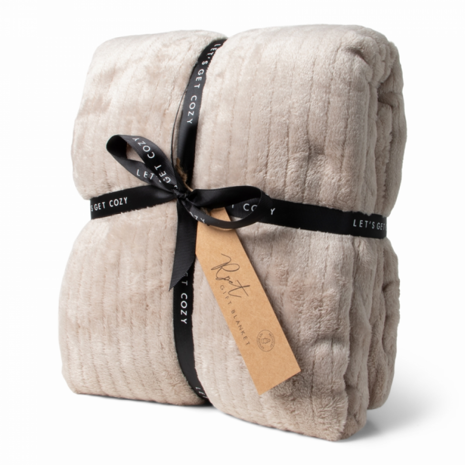 JENS Living Gift Plaid RPET Taupe